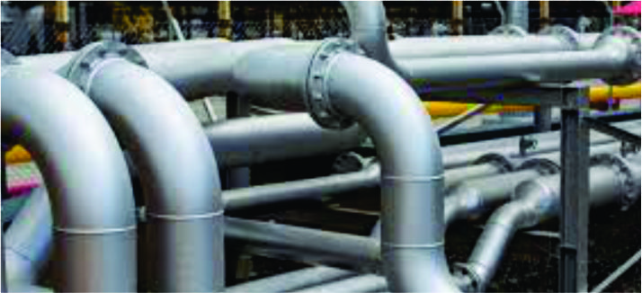 HDPE and Steel Piping